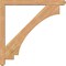 Ekena Millwork Imperial Craftsman Smooth Bracket w/ Offset Brace, Western Red Cedar, 5 1/2"W x 48"D x 48"H BKT0604X48X48IMP04SWR - alternate 4